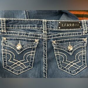 LA Idol Jean Capris size 13